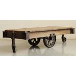 Кофейный стол на колесах Factory Cart Coffee Table от ImperiumLoft