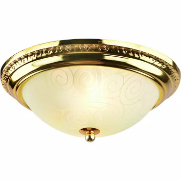 Потолочный светильник Flush Mount Ceiling Light Gold