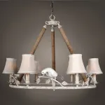 Подвесная люстра Norman Bird Forest Patina 6