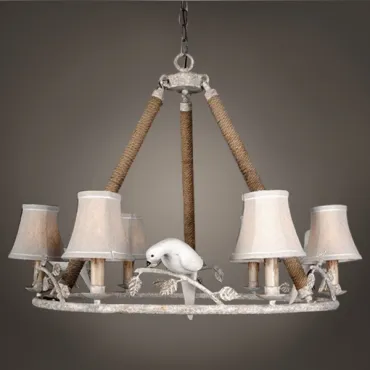 Подвесная люстра Norman Bird Forest Patina 6 Подвесная люстра Norman Bird Forest Patina 6