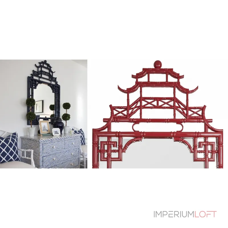 Зеркало Pagoda Mirror Red от ImperiumLoft Зеркало Pagoda Mirror Red от ImperiumLoft