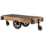 Кофейный стол на колесах Factory Cart Coffee Table от ImperiumLoft