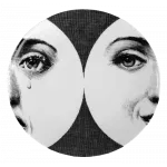 Декоративная тарелка Fornasetti 30.CR.BW.R01-280 designed by Piero Fornasetti от ImperiumLoft