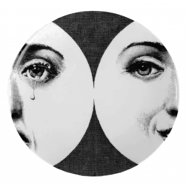 Декоративная тарелка Fornasetti 30.CR.BW.R01-280 designed by Piero Fornasetti