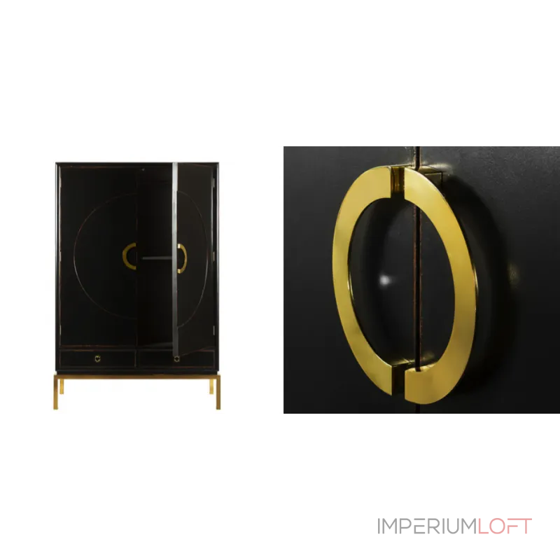 Шкаф China Rack Black от ImperiumLoft