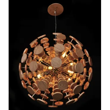 Подвесная люстра Wooden Glowworm Sphere