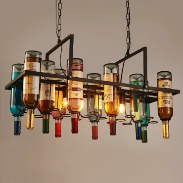 Подвесная люстра Bottle Bar Rectangle 80 Подвесная люстра Bottle Bar Rectangle 80