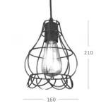 Cветильник Loft Nest Cage №5 от ImperiumLoft