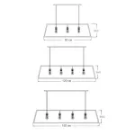 Люстра Loft Industrial Filament Chandelier Big от ImperiumLoft