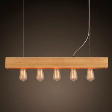 Люстра Loft Wooden Lighting Line Pendant Люстра Loft Wooden Lighting Line Pendant