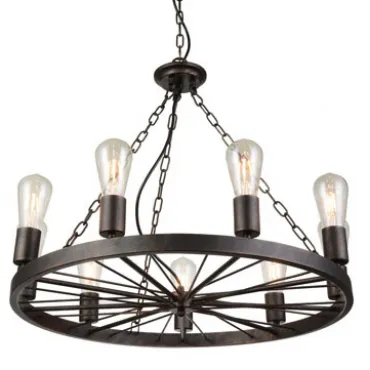 Подвесная люстра Loft Wheel Pendant 9 Подвесная люстра Loft Wheel Pendant 9
