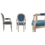 Стул French chairs Provence Blue ArmChair от ImperiumLoft