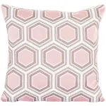 Подушка Hexagon Pink Geometry от ImperiumLoft