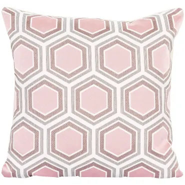 Подушка Hexagon Pink Geometry
