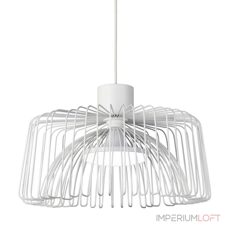 Подвесной светильник Cage Wire Color Pendant White от ImperiumLoft Подвесной светильник Cage Wire Color Pendant White от ImperiumLoft