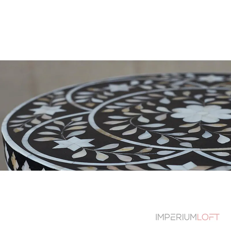 Приставной столик Inlaid Bone Flowers от ImperiumLoft
