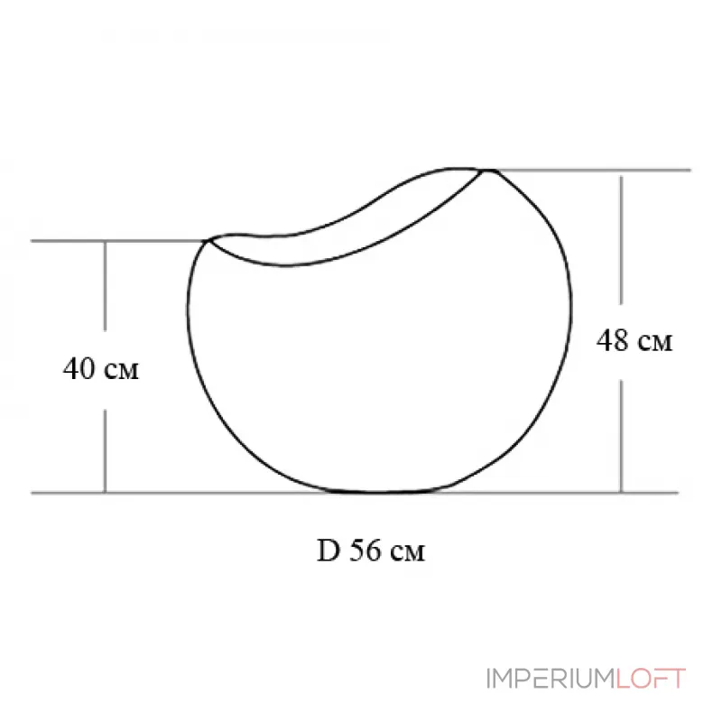 Большой табурет Finn Stone Ball Chair от ImperiumLoft Большой табурет Finn Stone Ball Chair от ImperiumLoft