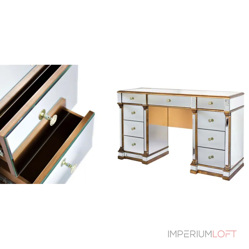 Консоль-стол Mirrored Сonsole от ImperiumLoft Консоль-стол Mirrored Сonsole от ImperiumLoft