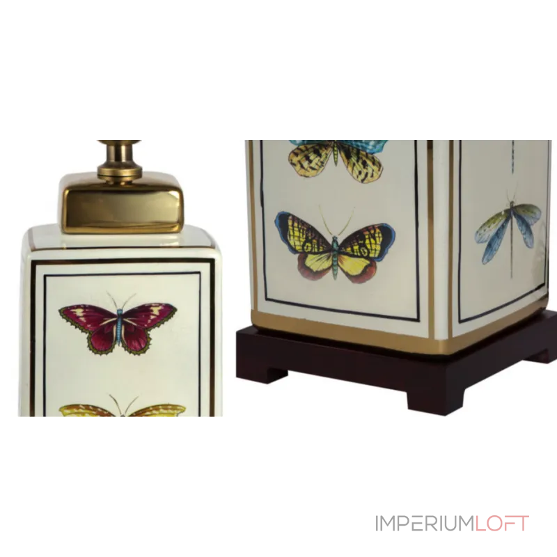 Настольная лампа Square Retro Butterflies от ImperiumLoft Настольная лампа Square Retro Butterflies от ImperiumLoft