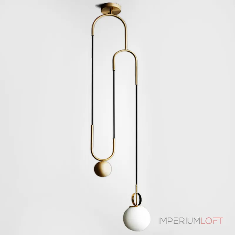 Подвесной светильник Cradle Brass Art Deco Pulley Pendant Light от ImperiumLoft Подвесной светильник Cradle Brass Art Deco Pulley Pendant Light от ImperiumLoft