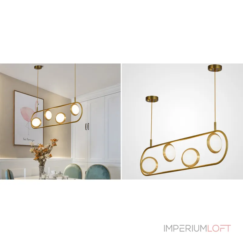 Люстра HOOP LED LONG от ImperiumLoft Люстра HOOP LED LONG от ImperiumLoft