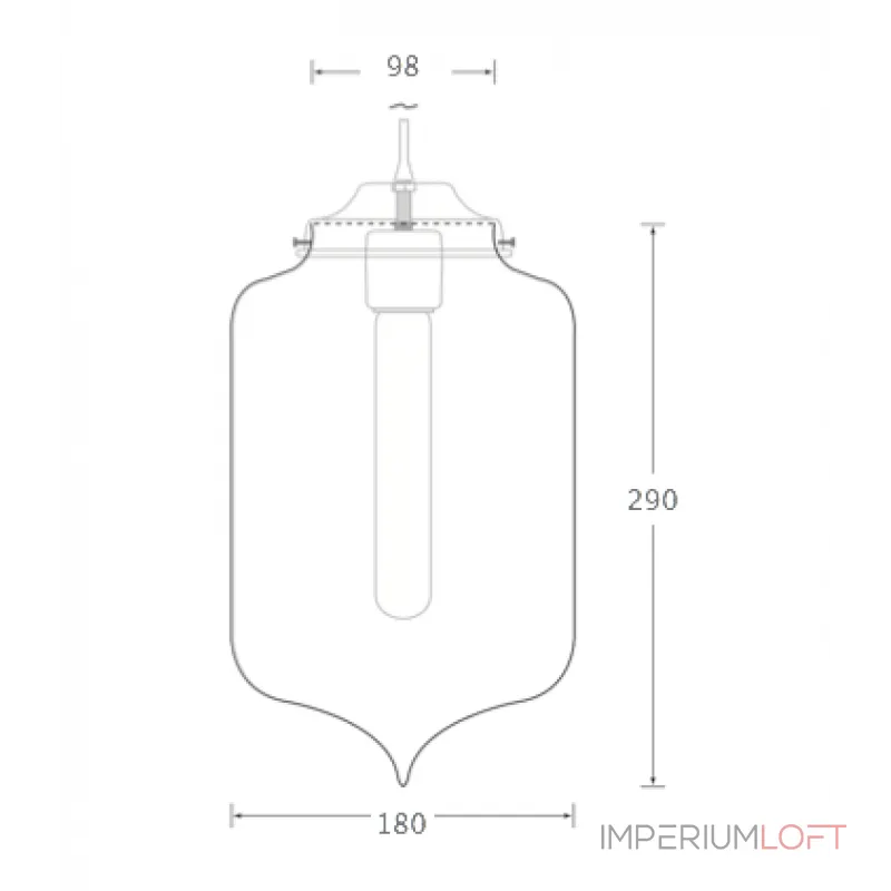 Люстра Turret от ImperiumLoft