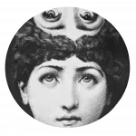 Декоративная тарелка Fornasetti 30.CR.BW.R01-285 от ImperiumLoft
