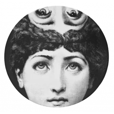 Декоративная тарелка Fornasetti 30.CR.BW.R01-285