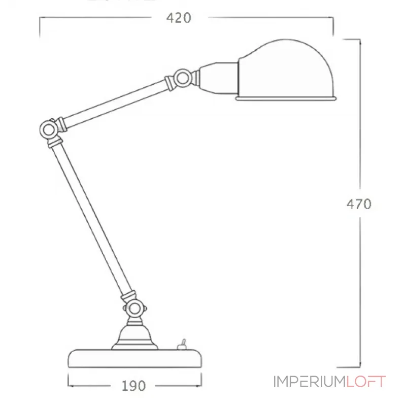 Настольная лампа Vintage Loft Table Lamp от ImperiumLoft Настольная лампа Vintage Loft Table Lamp от ImperiumLoft