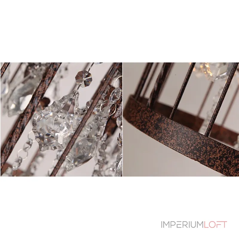 Подвесная люстра Steampunk Birdcage Chandelier