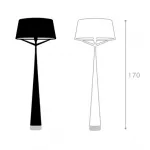 Торшер Axis S71 Black от ImperiumLoft