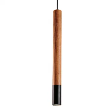 Подвесной светильник Trumpet Wood Black Pendant Lamp Подвесной светильник Trumpet Wood Black Pendant Lamp