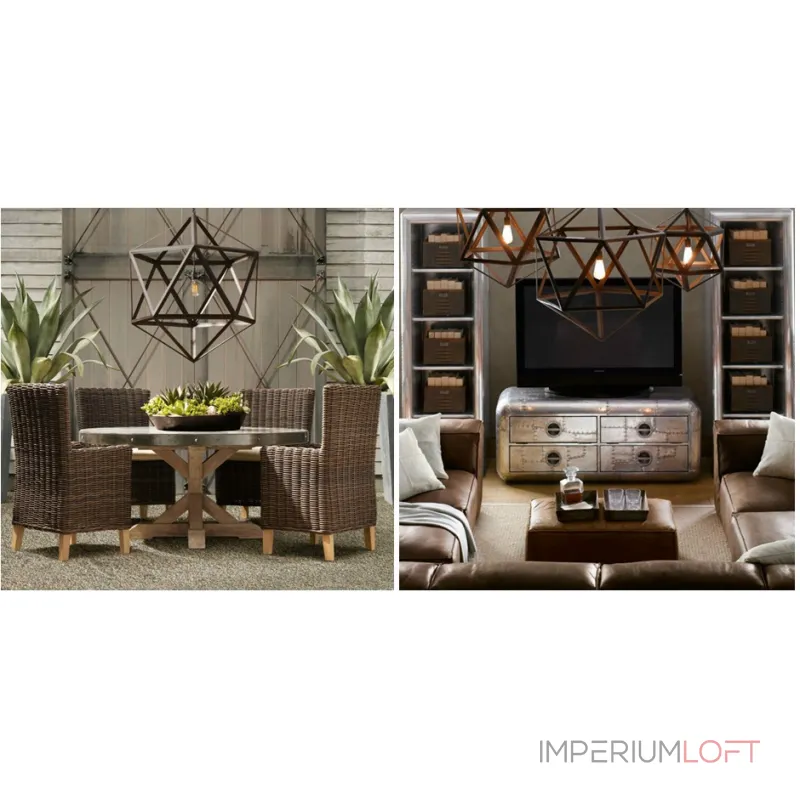 Подвесная люстра Loft Polyedra