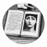 Декоративная тарелка Fornasetti 30.CR.BW.R01-201 от ImperiumLoft