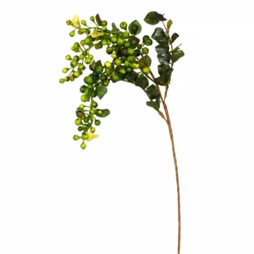 Декоративный искусственный цветок Branch Green Berries Декоративный искусственный цветок Branch Green Berries