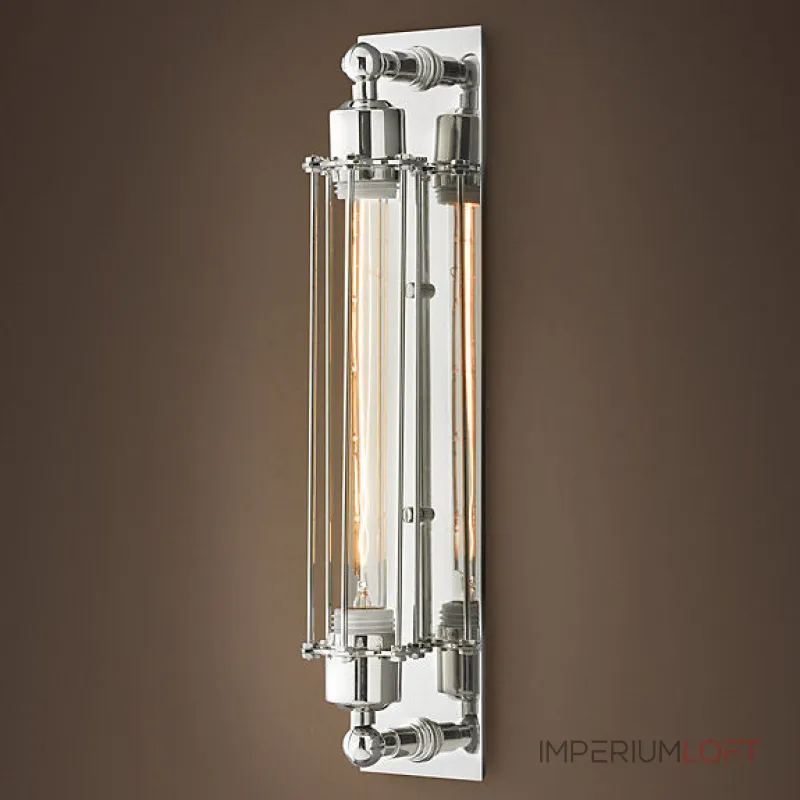 Бра RH Loft Industrial Edison EDISON Cage Polished Nickel от ImperiumLoft Бра RH Loft Industrial Edison EDISON Cage Polished Nickel от ImperiumLoft