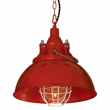 Подвесной светильник Firefighter Helmet Pendant Red Подвесной светильник Firefighter Helmet Pendant Red