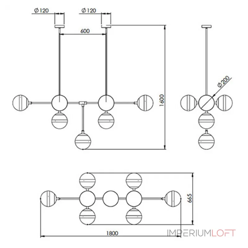 Люстра на штанге Peggy Futura suspension lamps Hangar Design Люстра на штанге Peggy Futura suspension lamps Hangar Design