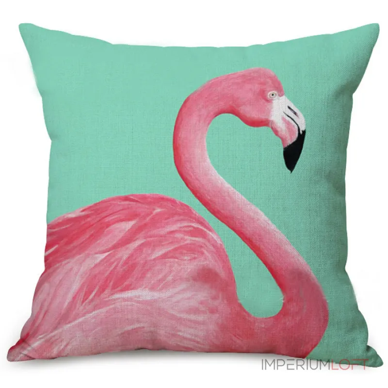Декоративная подушка Flamingo #10 от ImperiumLoft Декоративная подушка Flamingo #10 от ImperiumLoft