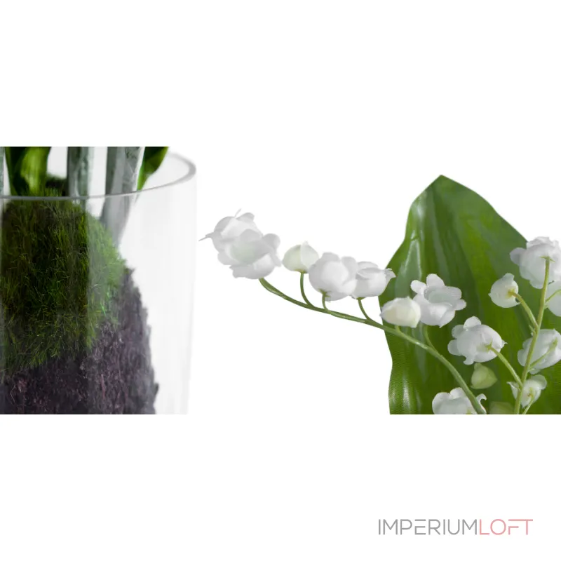 Декоративный искусственный цветок Lily of the valley от ImperiumLoft Декоративный искусственный цветок Lily of the valley от ImperiumLoft