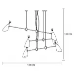 Подвесной светильник Delightfull Duke Pendant 6 от ImperiumLoft