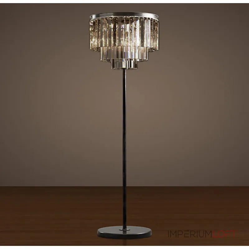 Торшер RH 1920S ODEON Clear Glass Flor Lamp SMOKE от ImperiumLoft Торшер RH 1920S ODEON Clear Glass Flor Lamp SMOKE от ImperiumLoft