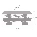 Обеденный стол Perrin Communal Table Loft от ImperiumLoft