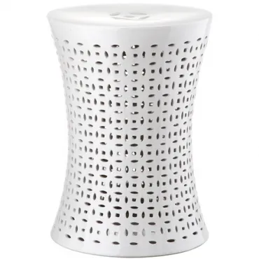 Керамический табурет Camilla Garden Stool White