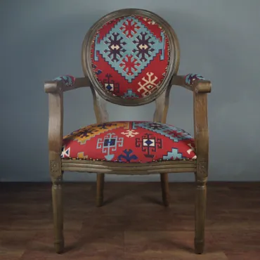 Кресло Gustavian Armchair Kelim Pattern Кресло Gustavian Armchair Kelim Pattern