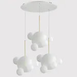 Подвесной светильник Bubble BOLLE BLS LAMP white glass circle от ImperiumLoft