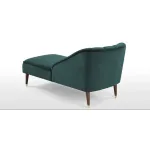 Кушетка Chaise Longue, Peacock Blue Velvet от ImperiumLoft