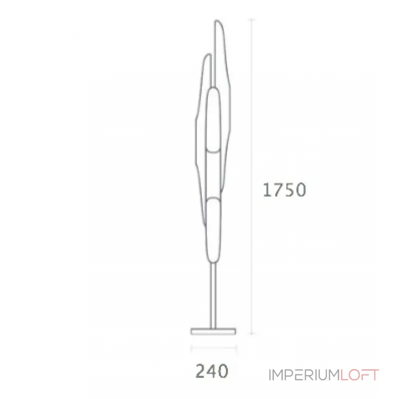 Напольный светильник Coltrane от ImperiumLoft