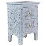 Тумба Inlaid Bone White c 2 ящиками от ImperiumLoft