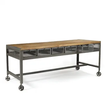 Стол Industrial Metal Metropolitan Work Table